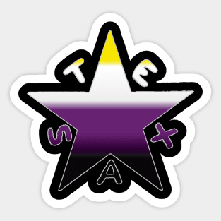 Texas Pride-Nonbinary-Textless Sticker